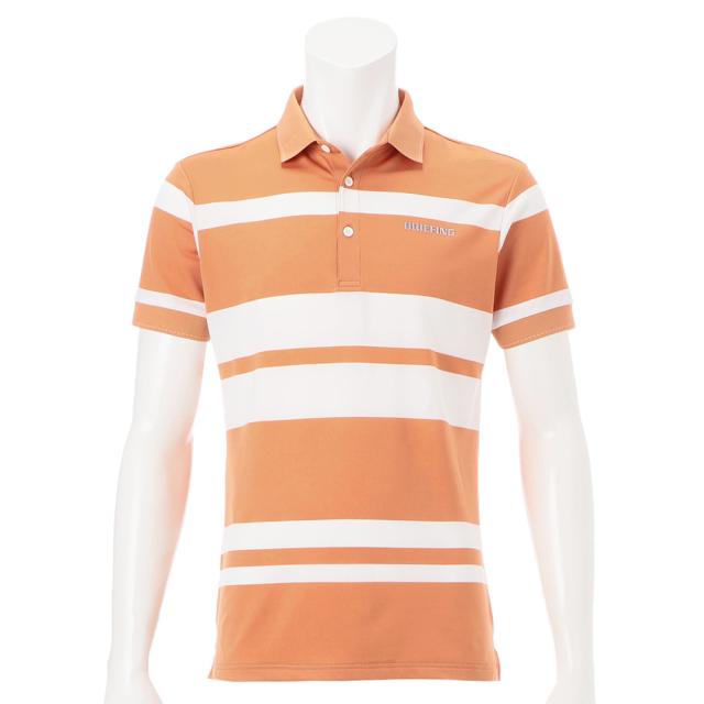 ブリーフィング(BRIEFING)ゴルフウェア 吸水速乾 PANEL STRIPE 半袖 ポロシャツ BRG251M54-04…