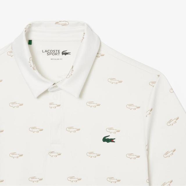 ラコステ(LACOSTE)ゴルフウェア ミニマム総柄プリントゴルフポロシャツ DH5175-104KF(Men’s)_2