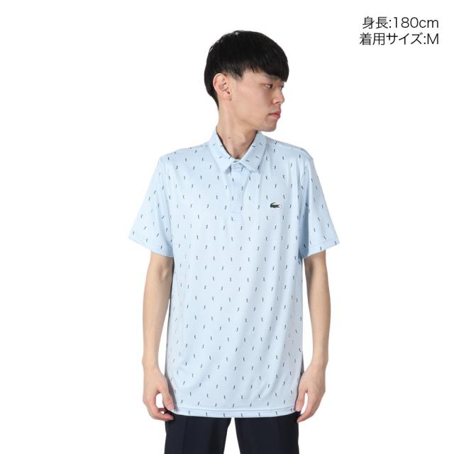 ラコステ(LACOSTE)ゴルフウェア ミニマム総柄プリント 半袖ポロシャツ DH5175-10EPI(Men’s)_1