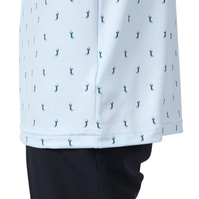 ラコステ(LACOSTE)ゴルフウェア ミニマム総柄プリント 半袖ポロシャツ DH5175-10EPI(Men’s)_7