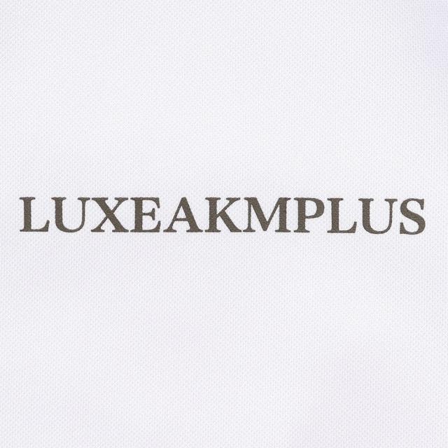 リュクスエイケイエムプラス(LUXEAKMPLUS)ゴルフウェア 吸水速乾 バックロゴ 半袖ポロシャツ LAH-25001wh…_7