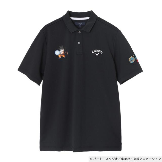 キャロウェイ(CALLAWAY)ゴルフウェア ドラゴンボール プリント 半袖 ポロシャツ C25234150-1010(Men…