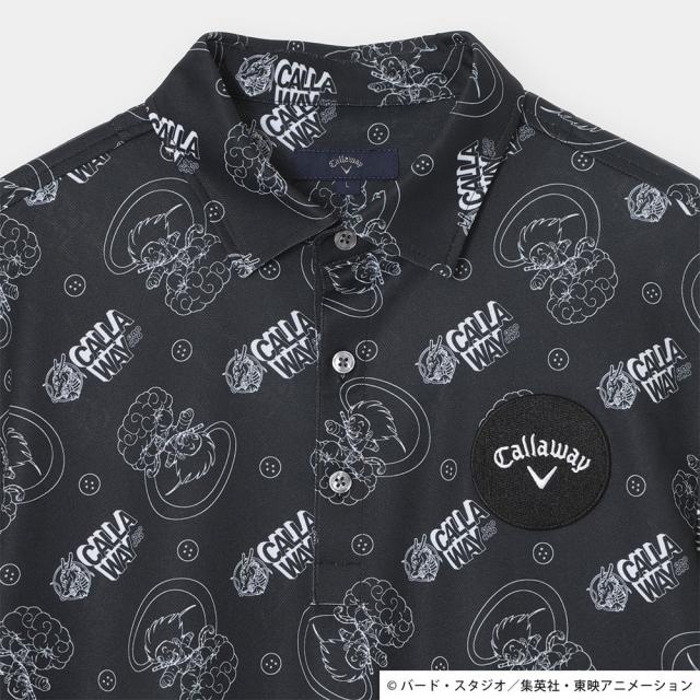 キャロウェイ(CALLAWAY)ゴルフウェア ドラゴンボール 総柄プリント 半袖 ポロシャツ C25234151-1010(M…_2