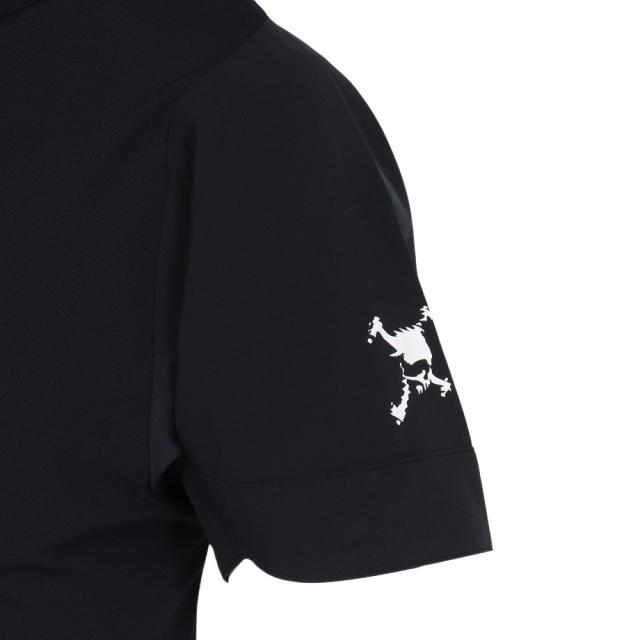 オークリー(OAKLEY)ゴルフウェア 吸汗速乾 冷感 半袖ポロシャツ スカル