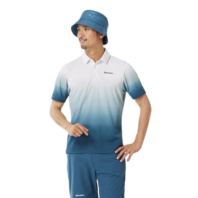 テーラーメイド(TAYLORMADE)ゴルフウェア T-ICE グラデーション 半袖ポロシャツ M20152-UN963(Me…