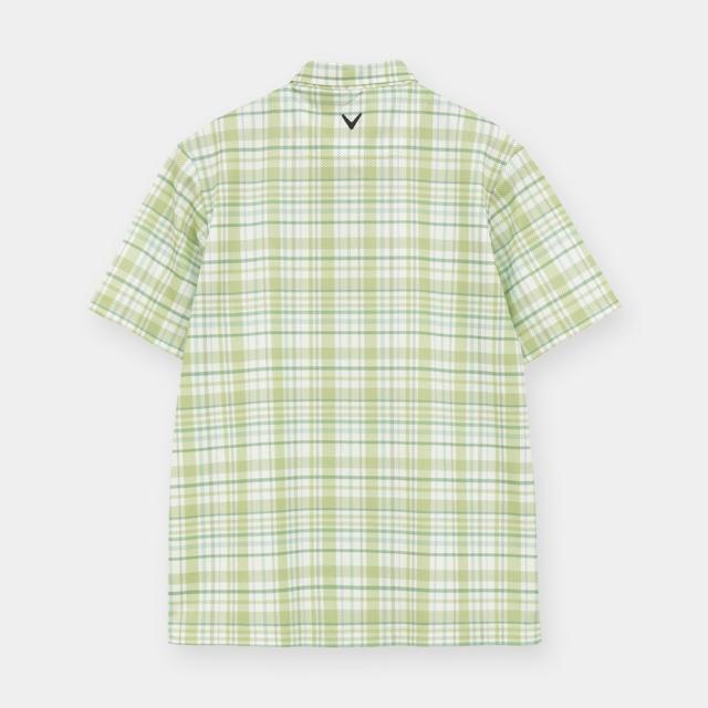 キャロウェイ(CALLAWAY)ゴルフウェア かざあなメッシュチェック総柄半袖シャツ C26134126-1130(Men’s)_5
