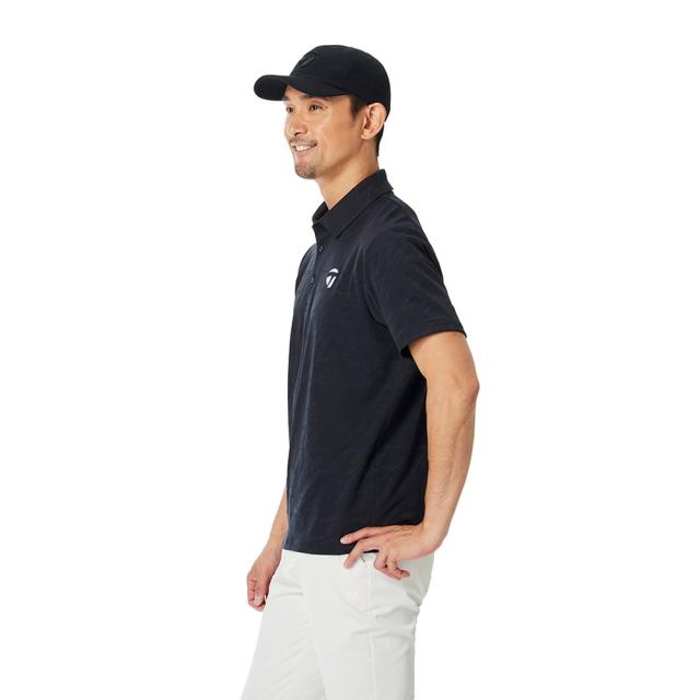 テーラーメイド(TAYLORMADE)ゴルフウェア 吸汗速乾 スクリプトジャガード 半袖ポロシャツ M20974-TL738(…_2