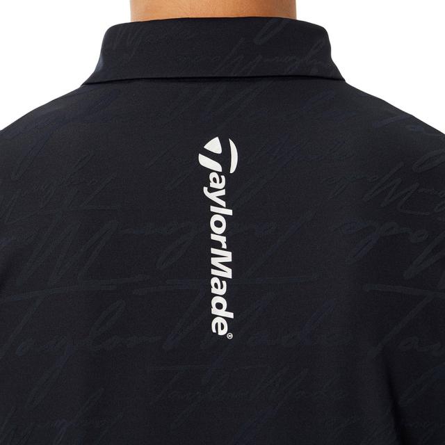 テーラーメイド(TAYLORMADE)ゴルフウェア 吸汗速乾 スクリプトジャガード 半袖ポロシャツ M20974-TL738(…_4