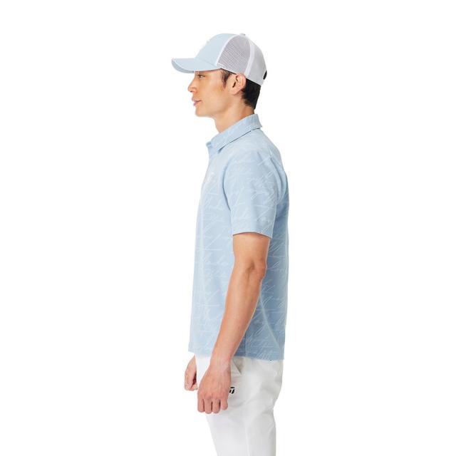 テーラーメイド(TAYLORMADE)ゴルフウェア 吸汗速乾 スクリプトジャガード 半袖ポロシャツ M20975-TL738(…_2