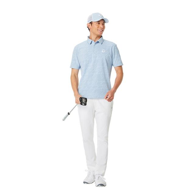 テーラーメイド(TAYLORMADE)ゴルフウェア 吸汗速乾 スクリプトジャガード 半袖ポロシャツ M20975-TL738(…_5