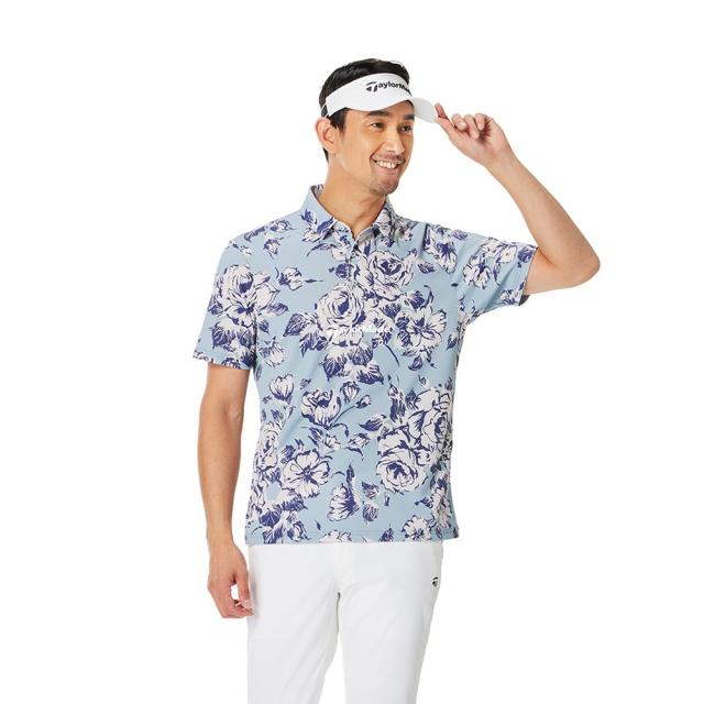 テーラーメイド(TAYLORMADE)ゴルフウェア リバティーファブリック半袖ポロシャツ M20978-TL739(Men’s)