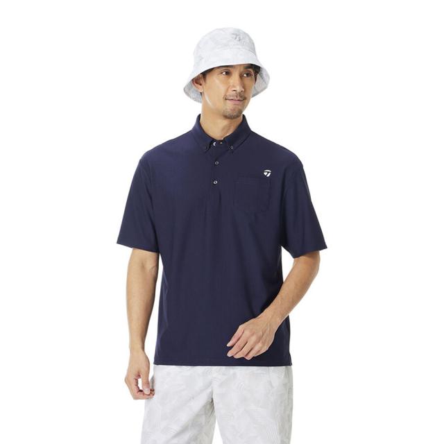 テーラーメイド(TAYLORMADE)ゴルフウェア シアサッカー 半袖ポロシャツ M24037-TL755(Men’s)