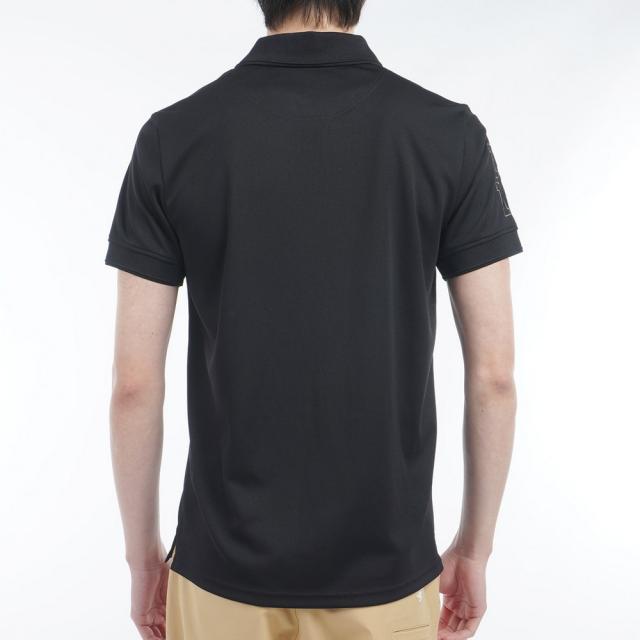 アドミラル ゴルフ(Admiral GOLF)ゴルフウェア 吸水速乾 フラッグ 半袖ポロシャツ ADMA614-BLK(Men…_1