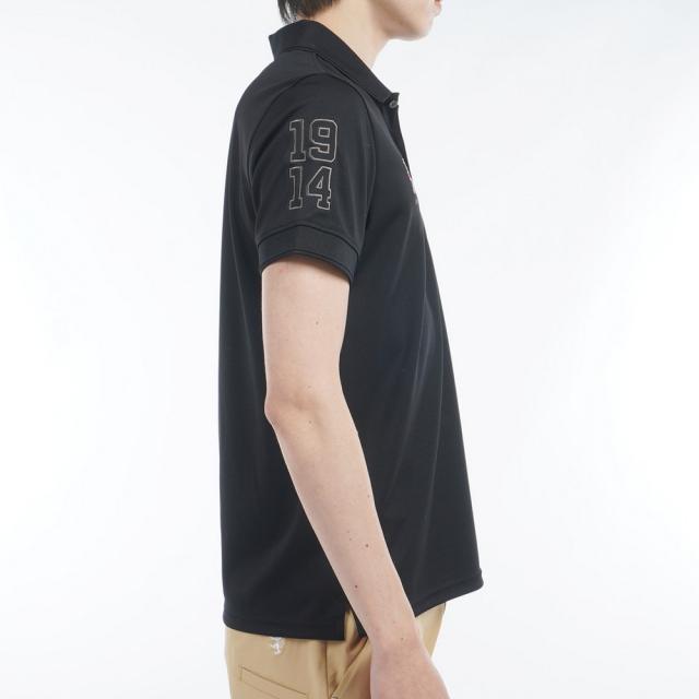 アドミラル ゴルフ(Admiral GOLF)ゴルフウェア 吸水速乾 フラッグ 半袖ポロシャツ ADMA614-BLK(Men…_4