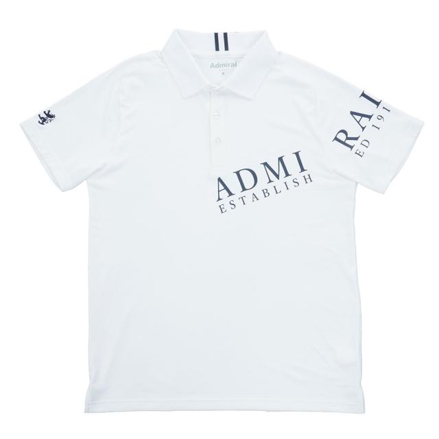 アドミラル ゴルフ(Admiral GOLF)ゴルフウェア 吸水速乾 接触冷感 カラタッチプラス 半袖ロゴポロシャツ ADMA…_3