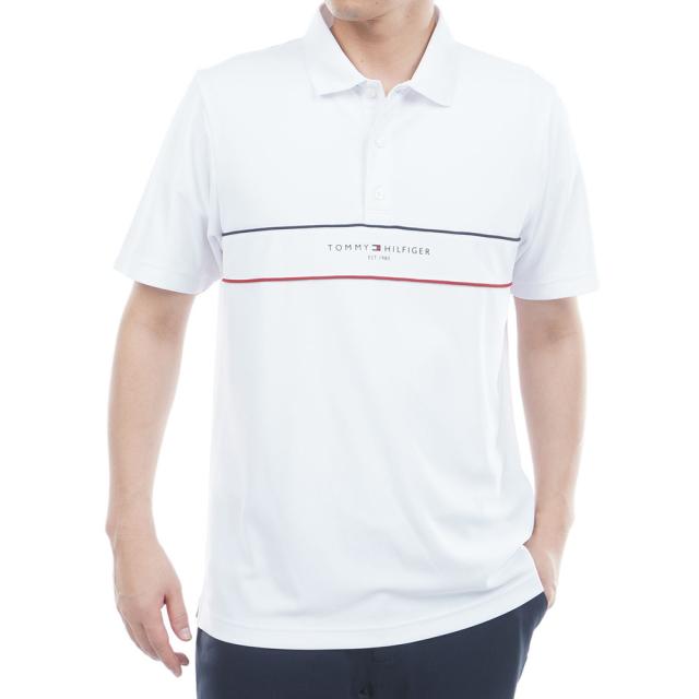 トミーヒルフィガーゴルフ(TOMMY HILFIGER GOLF)ゴルフウェア 吸水速乾 接触冷感 定番ロゴ 半袖ポロシャツ …