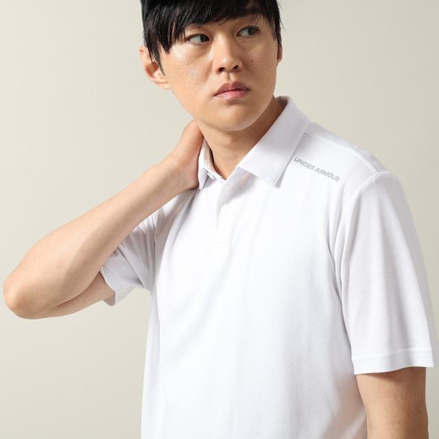 アンダーアーマー(UNDER ARMOUR)ゴルフウェア ドライブ クール プロ ポロシャツ 6014598 100(Men’…_4