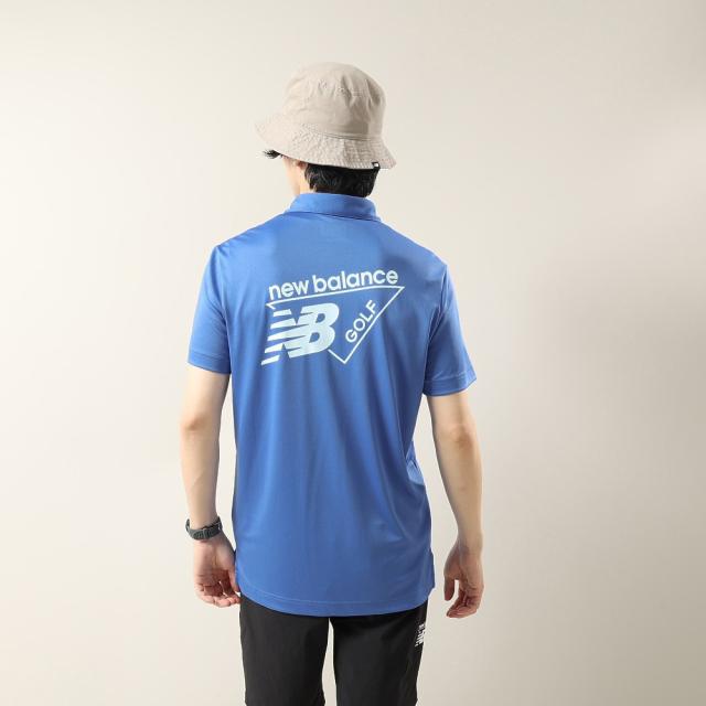 【ポイント5％！5/3 21:00〜22:59限定】ニューバランス(new balance)ゴルフウェア 接触冷感 半袖 カラーシャツ 012-6168014-111(Men’s)_3