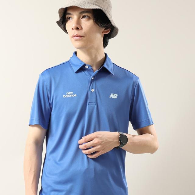 【ポイント5％！5/3 21:00〜22:59限定】ニューバランス(new balance)ゴルフウェア 接触冷感 半袖 カラーシャツ 012-6168014-111(Men’s)_4