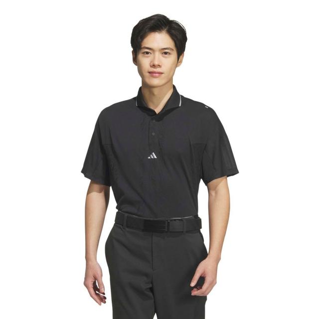 【ポイント5％！5/3 21:00〜22:59限定】アディダス(adidas)ゴルフウェア クライマクール ボディマッピング 半袖ポロシャツ GE890-KA1716BLK(Me…