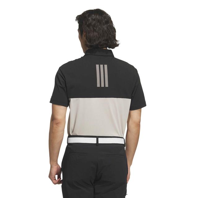 【ポイント5％！5/3 21:00〜22:59限定】アディダス(adidas)ゴルフウェア TWISTKNIT カラーブロック ボタンダウン 半袖シャツ RG650-KB4832…_1