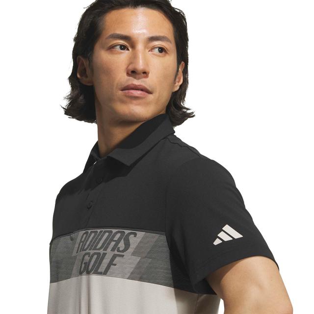 【ポイント5％！5/3 21:00〜22:59限定】アディダス(adidas)ゴルフウェア TWISTKNIT カラーブロック ボタンダウン 半袖シャツ RG650-KB4832…_3