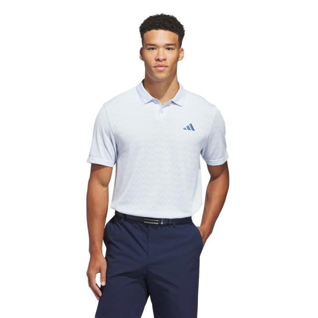 【ポイント5％！5/3 21:00〜22:59限定】アディダス(adidas)ゴルフウェア サイドシームレス 半袖シャツ SF806-KG3028LBLU(Men’s)