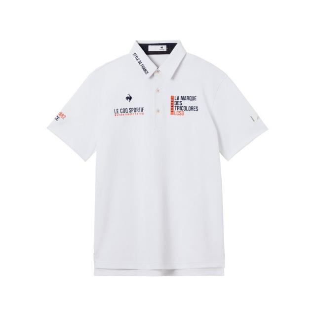 【ポイント5％！5/3 21:00〜22:59限定】ルコックスポルティフ(lecoqsportif)ゴルフウェア 吸汗速乾 マーキングデザイン 半袖ポロシャツ LG6SHS00M…
