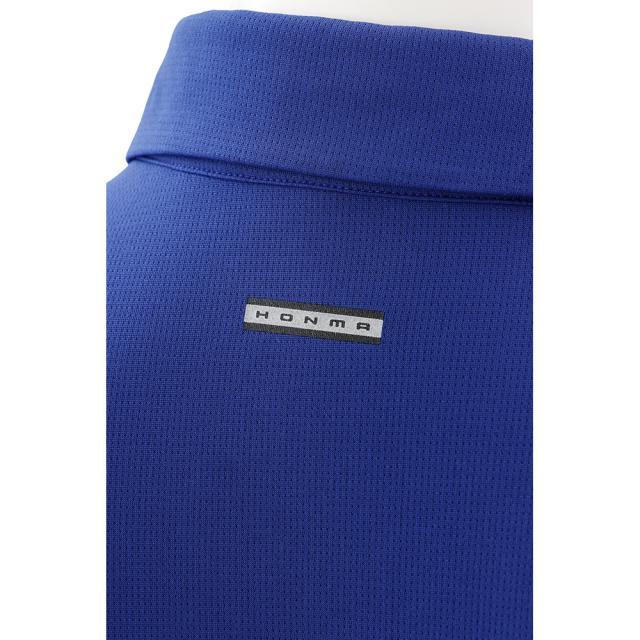 本間ゴルフ(HONMA)ゴルフウェア 吸汗速乾 Placket ロゴシャツ 631-317120X BL(Men’s)_2