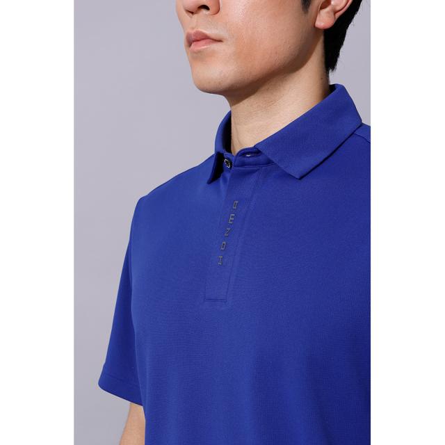 本間ゴルフ(HONMA)ゴルフウェア 吸汗速乾 Placket ロゴシャツ 631-317120X BL(Men’s)_4