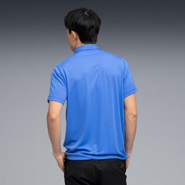 プーマ(PUMA)ゴルフウェア 吸汗速乾 PB ジャガード 半袖 ポロシャツ 637957-01(Men’s)_1