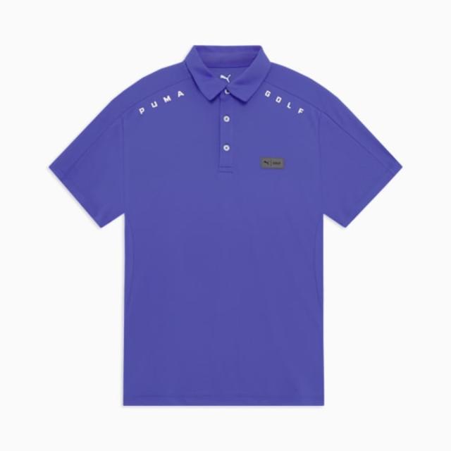 プーマ(PUMA)ゴルフウェア 吸汗速乾 PB ジャガード 半袖 ポロシャツ 637957-01(Men’s)_2