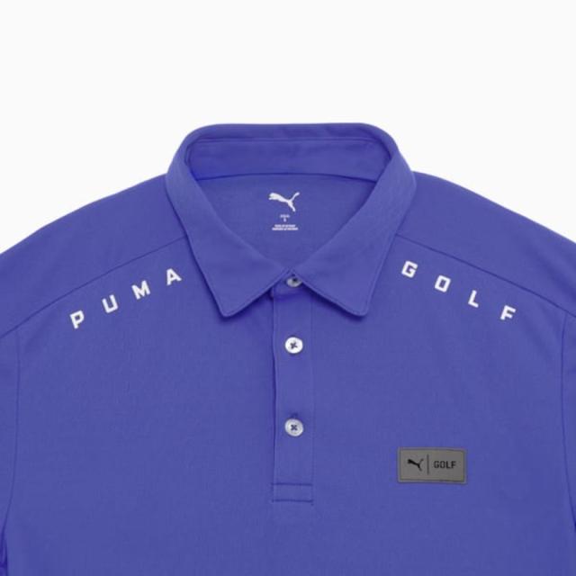 プーマ(PUMA)ゴルフウェア 吸汗速乾 PB ジャガード 半袖 ポロシャツ 637957-01(Men’s)_4