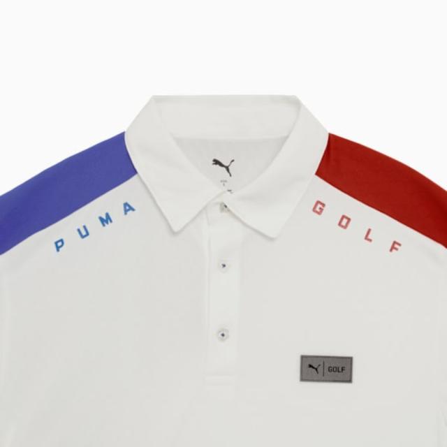 プーマ(PUMA)ゴルフウェア 吸汗速乾 PB ジャガード 半袖 ポロシャツ 637957-03(Men’s)_4