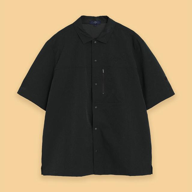 キャロウェイ(CALLAWAY)ゴルフウェア 半袖 フルオープンシャツ C25134114-1010(Men’s)_4