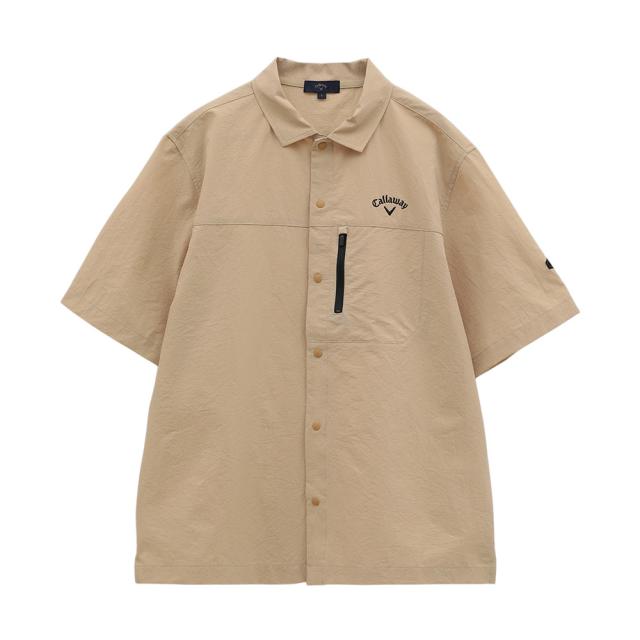 キャロウェイ(CALLAWAY)ゴルフウェア 半袖 フルオープンシャツ C25134114-1040(Men’s)