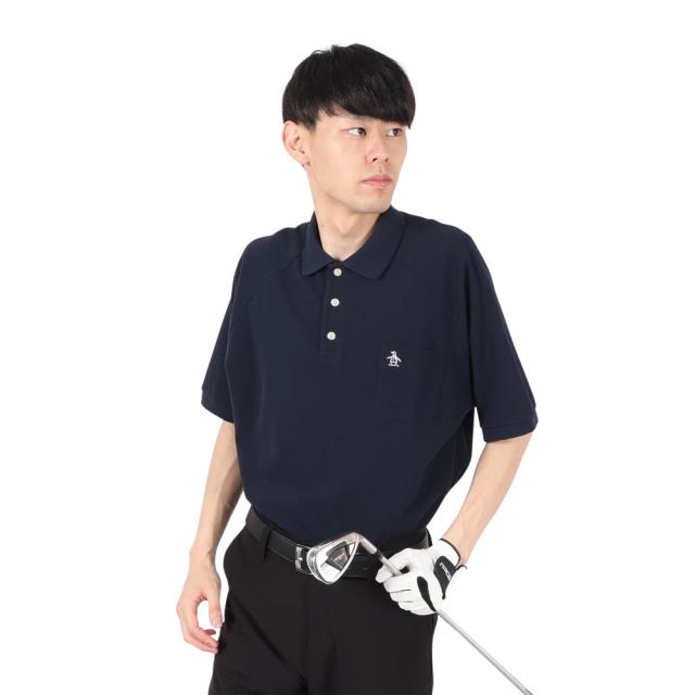 マンシング(MUNSING)ゴルフウェア ペンギン バイ マンシングウェア 60S ラグランスリーブ 半袖ポロシャツ MU5S…