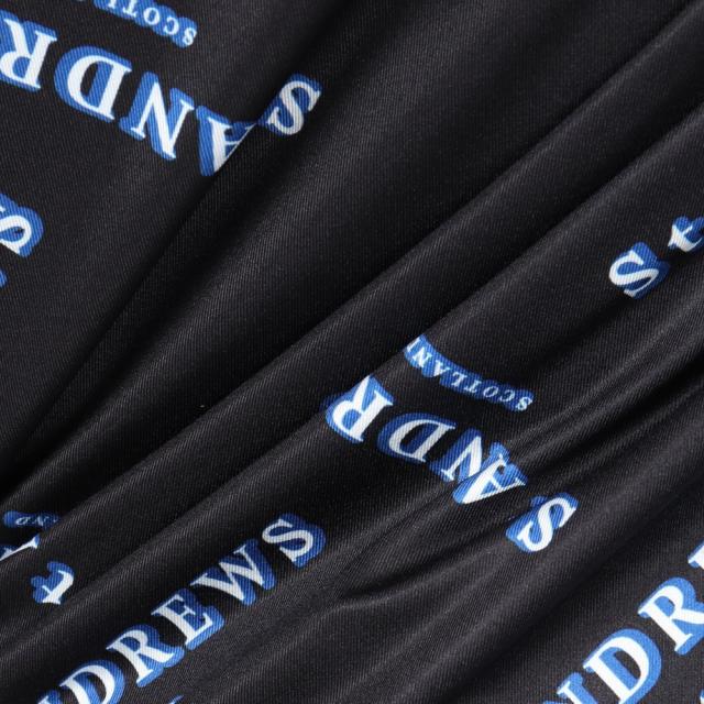 セントアンドリュース(ST.ANDREWS)ゴルフウェア 吸水速乾 クロッシングロゴプリント 半袖ハイネック 042-3167…_9