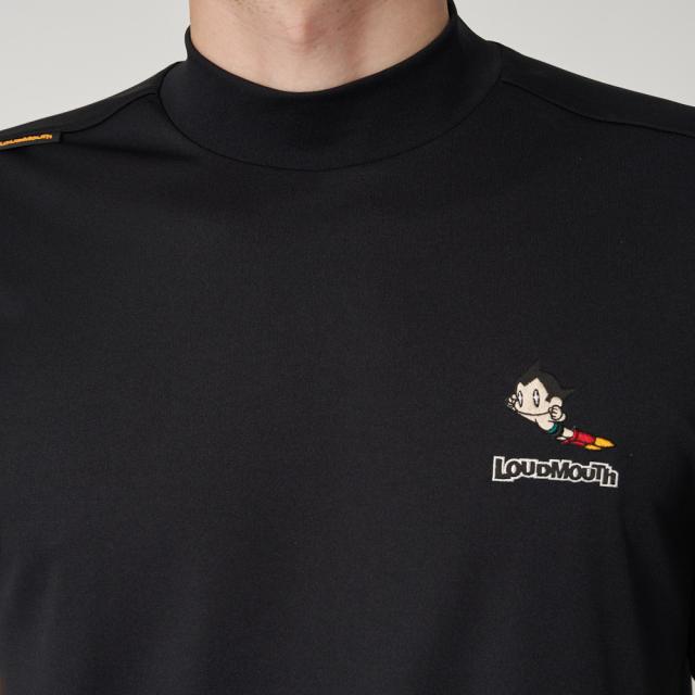 ラウドマウス(LOUDMOUTH)ゴルフウェア 半袖 アトムコラボモックネックシャツ 764611 -998(Men’s)