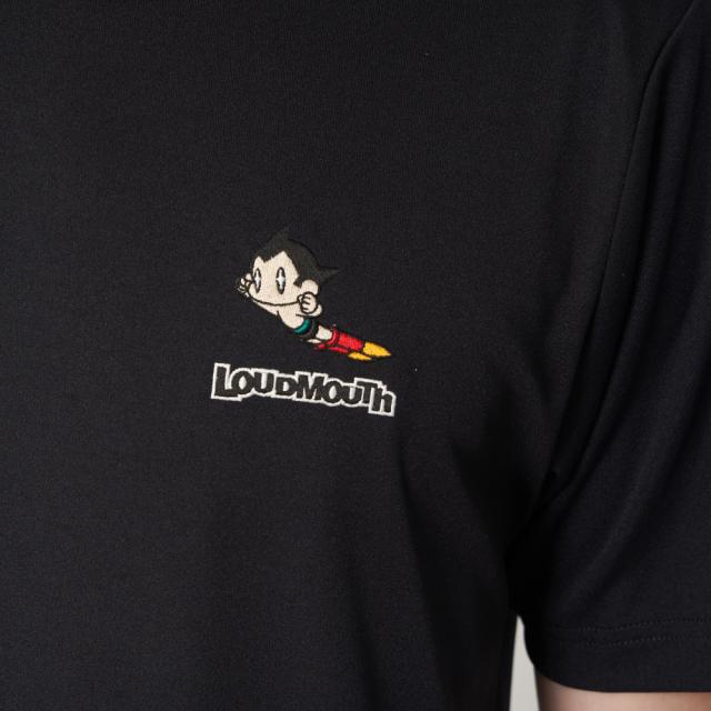 ラウドマウス(LOUDMOUTH)ゴルフウェア 半袖 アトムコラボモックネックシャツ 764611 -998(Men’s)