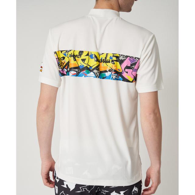 ラウドマウス(LOUDMOUTH)ゴルフウェア 半袖 アトムコラボモックネックシャツ 764611 -999(Men’s)