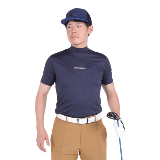 【ポイント5％！2/23 21:00〜22:59限定】ジ・オープン(THE OPEN)ゴルフウェア 吸水速乾 クールコア 半袖 モックネック Tシャツ 174-21143-098(…