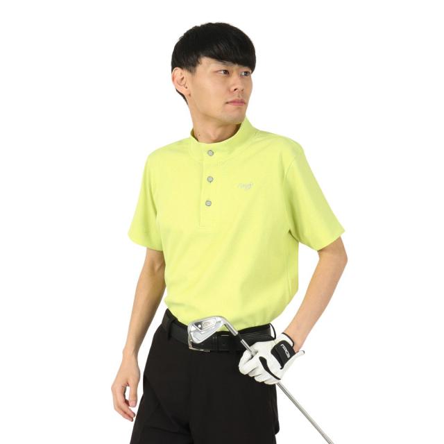 モコ(MOCO)ゴルフ 半袖 モックネック ボタンシャツ 21-2241242-21(Men’s)