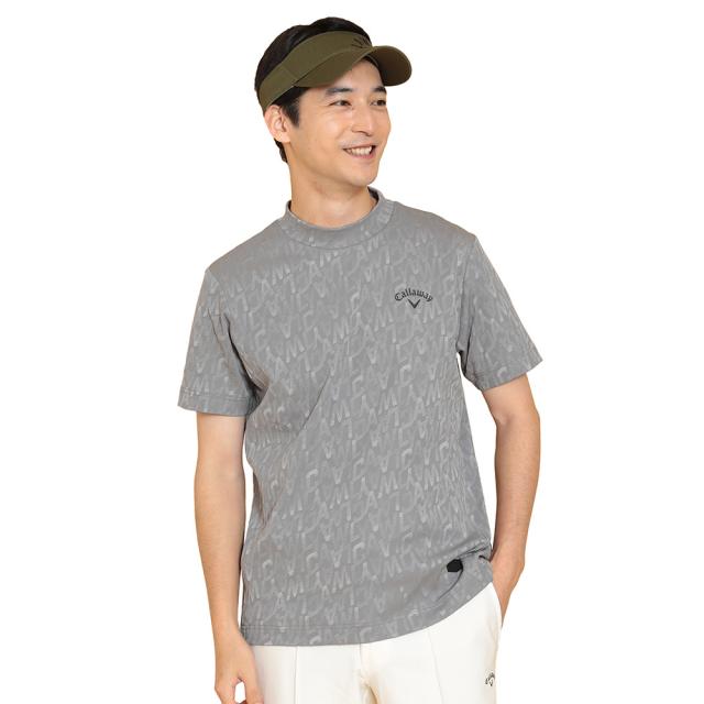 キャロウェイ(CALLAWAY)ゴルフ 半袖モックネックシャツ C24234104-1020(Men’s)
