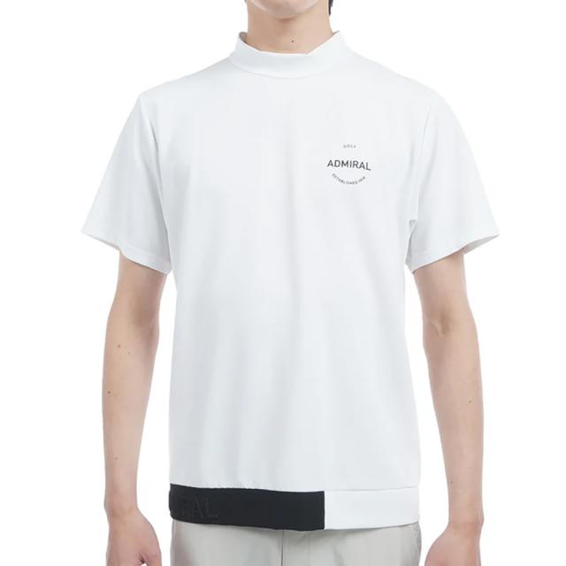 アドミラル ゴルフ(Admiral GOLF)ゴルフウェア 半袖 ミニワッフル モックネックシャツ ADMA507-WHT(M…