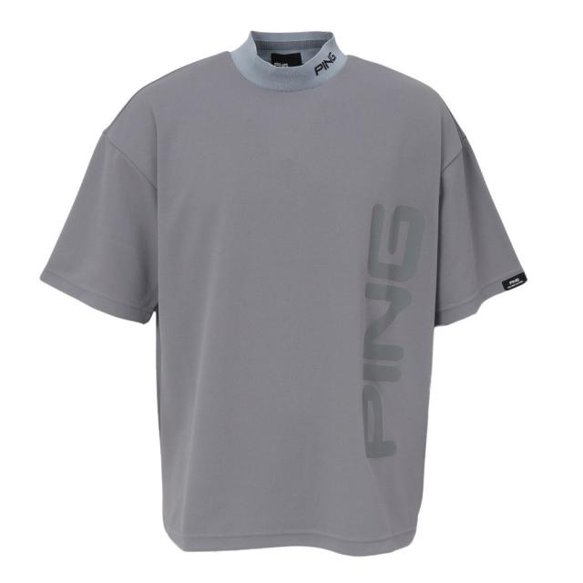 ピン(PING)ゴルフウェア モックネック 半袖 ダブルメッシュ ハイネックシャツ 621-5167305-020(Men’s) 4,869円