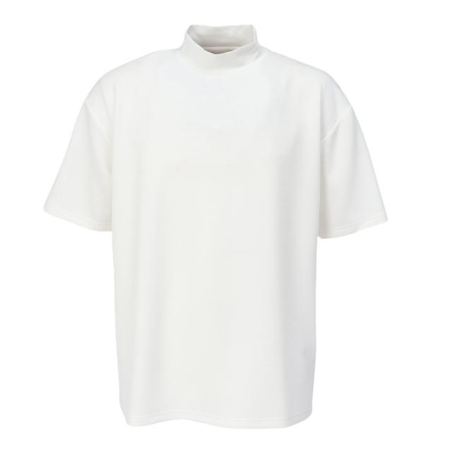 シルバースコット845(SILVERSCOTT845)ゴルフウェア 吸湿発熱 半袖 モックネック シャツ SS24FWT012…