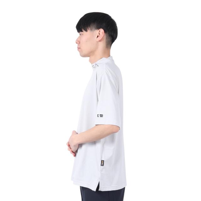 FIDRA VERA(FIDRA VERA)ゴルフウェア 吸水速乾 接触冷感 半袖 モックネックシャツ FV5TTG09 LG…_2