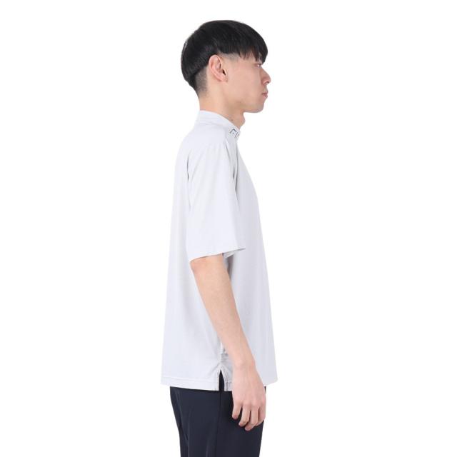 FIDRA VERA(FIDRA VERA)ゴルフウェア 吸水速乾 接触冷感 半袖 モックネックシャツ FV5TTG09 LG…_4