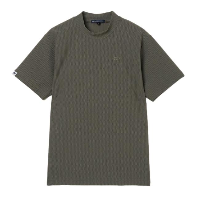 ROSASEN(ROSASEN)ゴルフウェア ディンプルメッシュ半袖モックネックシャツ 044-25545-26SS-027(…